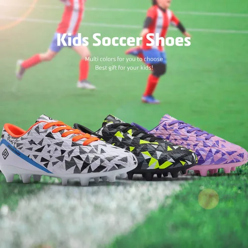 Miniatura 7 de DREAM PAIRS Tacos de fútbol para niños y niñas