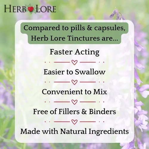 Miniatura 5 de Herb Lore Organic Goats Rue Tintura - Suplemento de lactancia para lactancia materna - Apoyo natural de producción de leche materna para aumentar