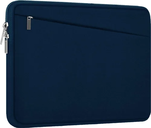 Miniatura 8 de Funda para laptop de 15.6 pulgadas, bolsa protectora para computadora con bolsillo frontal, maletín delgado para 15-16 pulgadas HP, Dell, Lenovo