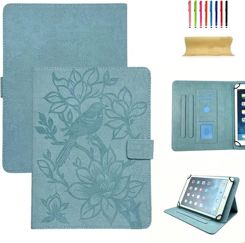 Miniatura 6 de Dteck Funda universal (9.6" a 10.5") - Funda plegable de cuero con tapa para tableta Android 10 10+ pulgadas/Samsung Galaxy Tab 9.6 9.7 10.1 10.4