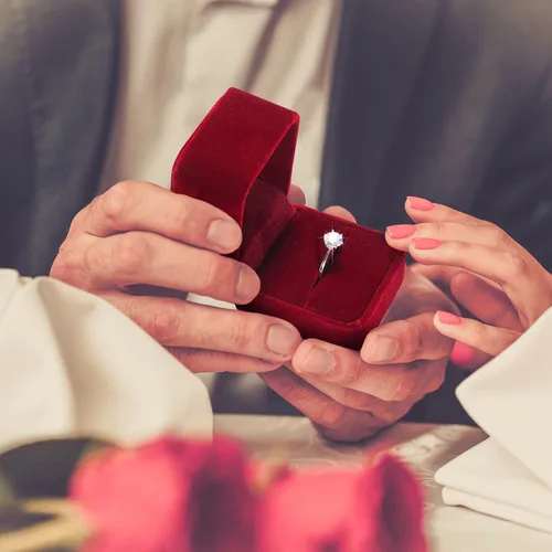 Miniatura 3 de BBTO Caja de terciopelo para anillos de 36 piezas para ceremonia de boda, caja de anillo de compromiso, caja de regalo para anillos de boda, caja