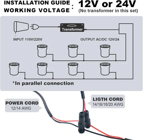 Miniatura 6 de Paquete de 4 luces LED de bajo voltaje de 3 W y 12 V, luz LED de paisaje impermeable IP67 luces de camino para exteriores, focos de árboles