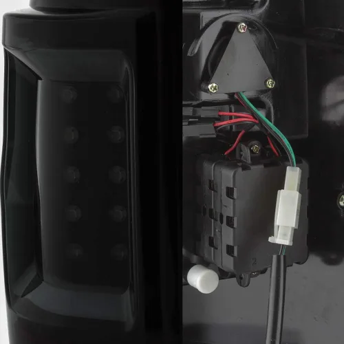 Miniatura 6 de AKKON - Compatible con barra de luz LED negra ahumada para Ford F150 Pickup Styleside V2 04-08, par izquierdo+lado derecho Carcasa de humo negro