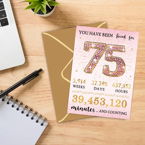 Miniatura 16 de Sutjxc Tarjeta de feliz cumpleaños 50 para marido y esposa, regalos vintage de 50 cumpleaños para papá y mamá, decoraciones retro de cumpleaños