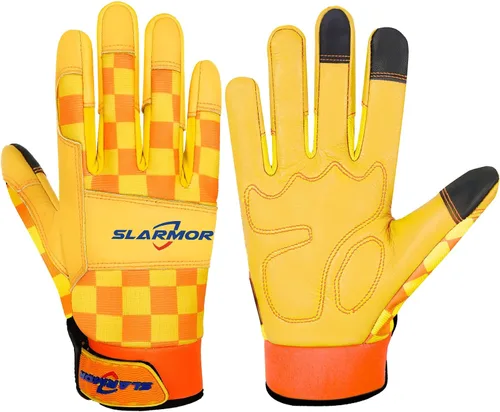 Miniatura 21 de Guantes de jardín de cuero para mujer, guantes de trabajo a prueba de espinas para desmalezar, cavar, plantar, podar guantes de jardín