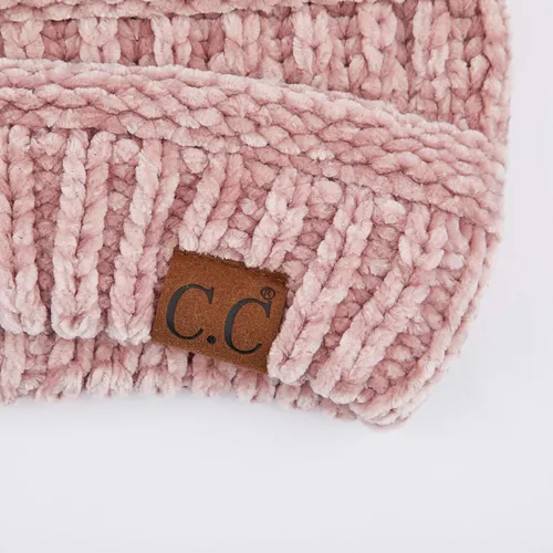 Miniatura 126 de C.C Trendy Warm Chunky Soft Stretch Cable Knit Beanie