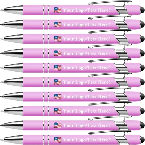 Miniatura 18 de Bolígrafos personalizados con lápiz capacitivo, bolígrafos personalizados impresos con tu logotipo o mensaje, ideales para regalos, promociones