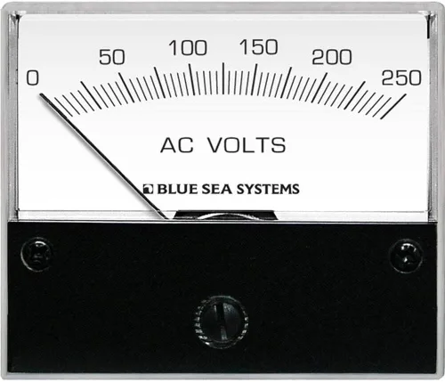 Blue Sea Systems Voltímetro de CA de 0 a 250V