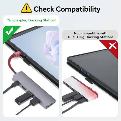 Miniatura 2 de Omnpak Microsoft Surface Pro 11/10/9 - Funda protectora ligera, múltiples ángulos, soporte para stylus, diseñada para Surface 11ª edición AI