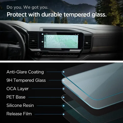 Miniatura 3 de Spigen GlasTR Slim - Protector de pantalla para Silverado/Sierra 13.4