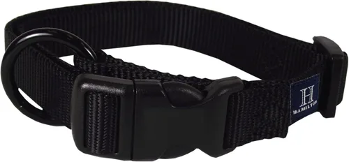 Miniatura 32 de Collar de perro ajustable de Hamilton, 3/8 pulgadas, Negro