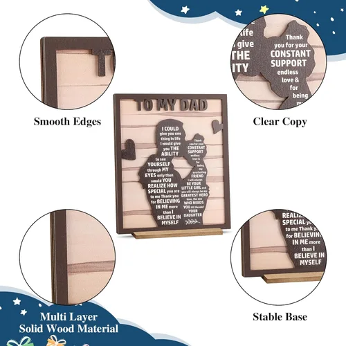 Miniatura 3 de Regalos para Papá de Hija, Los Mejores Regalos para Papá, Regalos del Día del Padre para Papá de Hija, Ideas de Regalos para Papá, Regalos