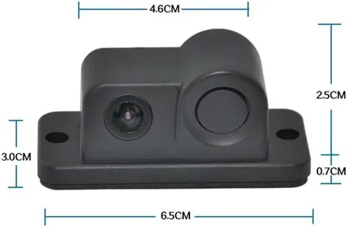 Miniatura 2 de Impermeable 2 en 1 HD 170 grados ángulo de visión amplio coche reversa cámara de visión trasera con sensor de estacionamiento radar incorporado