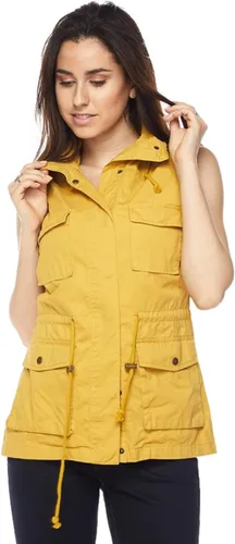 Miniatura 2 de Chaleco utilitario de algodón Anorak sin mangas con capucha para mujer