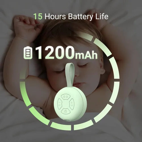 Miniatura 3 de Máquina de sonido portátil para bebés [ruido blanco para bebés, niños y adultos] [compatible con reproducción de audio Bluetooth]