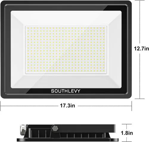 Miniatura 6 de Luz de inundación LED de 150 W, IP66, impermeable, para exteriores, 15000 lm, 5000 K, luz de trabajo con enchufe e interruptor, luces de seguridad