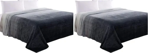 Miniatura 43 de Elegant Comfort Manta de Lujo con Sensación de Terciopelo, Manta Ligera para Todas las Estaciones, Ultra Suave, de Felpa de Forro Polar de Franela