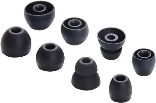 Miniatura 4 de Juego de almohadillas de silicona de repuesto para auriculares inalámbricos Powerbeats Pro Beats, 4 pares (negro)