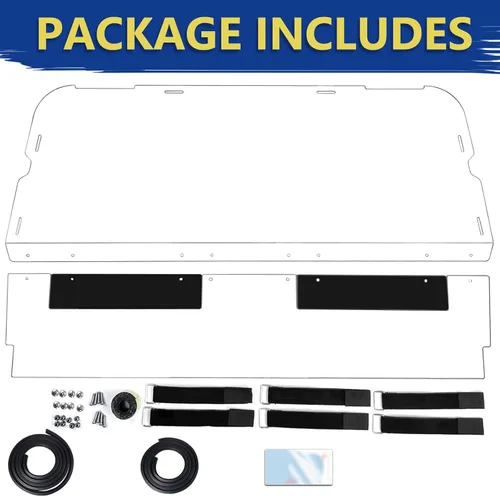 Miniatura 8 de StarknightMT RZR - Ventana trasera transparente para parabrisas compatible con Polaris Razor XP 1000/4 1000/Turbo/Turbo4 2014-2023, accesorios