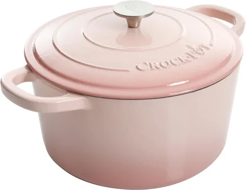 Miniatura 14 de Crock-Pot Artisan - Cacerola redonda esmaltada de hierro fundido estilo horno holandés, 3 cuartos de galón, verde pistacho