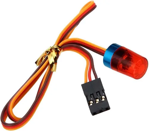 Miniatura 11 de 2 luces LED ultra brillantes de policía, lámpara estroboscópica de flash giratorio, 5 modos para 1/8 1/10 1/14 RC coche extinción de incendios