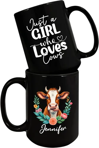 Miniatura 15 de Taza de pollo con texto en inglés "I Just A Girl Who Loves Chickens", taza de pollo personalizada, regalo personalizado para amantes de los pollos