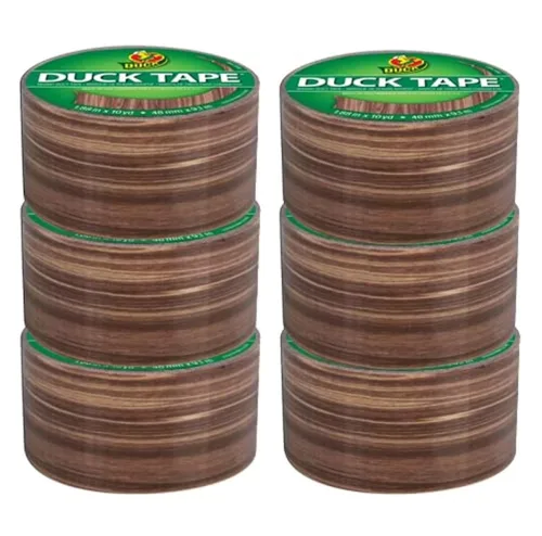 Miniatura 11 de Duck Brand Cinta adhesiva Duck impresa, 6 rollos, yute (283713_C)