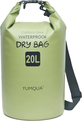 Miniatura 14 de YUMQUA Bolsas secas impermeables 5L/10L/20L/30L/40L para mujeres y hombres, bolsa seca flotante enrollable bolsa de almacenamiento impermeable