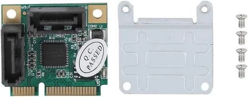 Miniatura 7 de Tarjeta controladora PCI Express a 3.0, adaptador Mini PCIe de 6 Gbps de alta velocidad con chip ASM1061 para expansión interna de disco duro