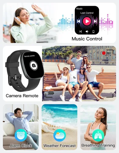 Miniatura 7 de Fitness Trackers for Men Women with Bluetooth Call 24/7 Heart Rate & Blood Oxygen Monitor Sleep Tracker, Steps/Calories Counter