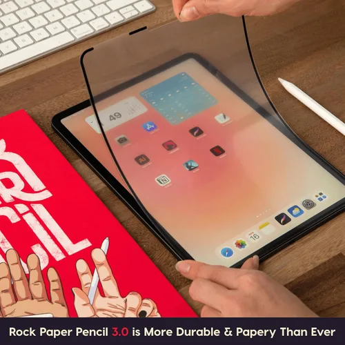 Miniatura 3 de Astropad Rock Paper Pencil v3.0 - Protector de pantalla de papel para iPad Mini 6ª generación y iPad Mini 7ª generación + Puntas de Apple Pencil