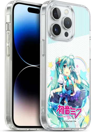 Miniatura 136 de Head Case Designs Licencia Oficial Hatsune Miku Gráficos Lindos Carcasa de Gel [Protección de Grado Militar] Compatible con Apple iPhone 7