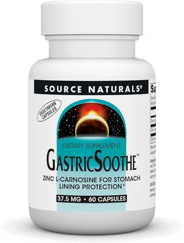Miniatura 5 de Source Naturals GastricSoothe Zinc L-Carnosina - 120 cápsulas vegetales