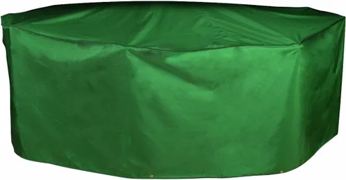 Miniatura 3 de Bosmere Juego de 8 asientos rectangular resistente a la intemperie para patio al aire libre, 116 pulgadas de largo x 80 pulgadas de ancho x 36 Verde