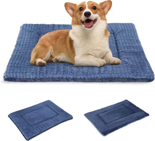 Miniatura 15 de BVAGSS XH079 - Almohadilla reversible para jaula de perro, de espuma viscoelástica, suave, cálida, lavable a máquina, colchón para perreras