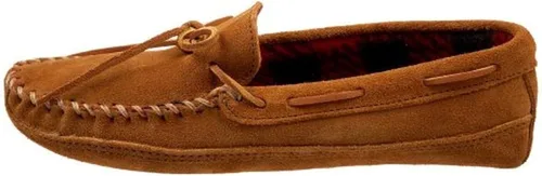 Miniatura 2 de Minnetonka Pantuflas de forro polar de doble fondo para hombre