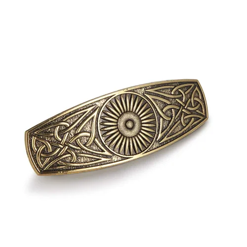Miniatura 17 de TEAMER Moda vintage nudo celta clip de pelo pasadores de metal accesorios para el cabello patrón grabado headwear styling para las mujeres Águila