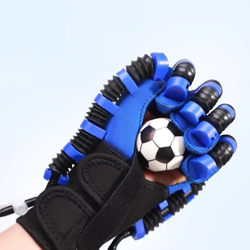Miniatura 3 de Guantes de robot de rehabilitación para recuperación de manos izquierda y derecha, guante robótico, guante robótico de rehabilitación de dedos