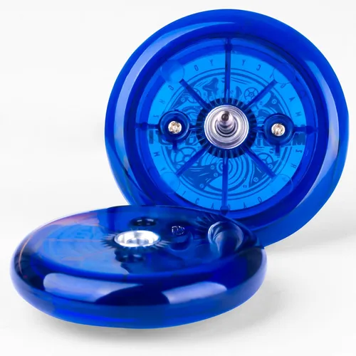 Miniatura 8 de Yoyo de Bucle con Respuesta para Niños Principiantes, Yo-yo Inicial 2A Loop Fácil de Jugar Trucos Básicos de Cuerda (D1 Azul)