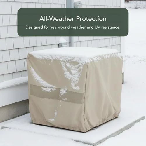 Miniatura 3 de Covermates Funda de aire acondicionado, protección duradera resistente a la intemperie para unidades al aire libre, poliéster Elite 300D, 30