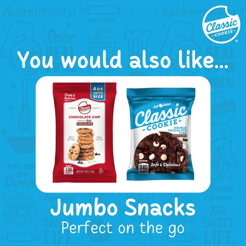 Miniatura 5 de Classic Cookie, Mini galletas crujientes, brownie de chocolate doble de 7 onzas, 2 bolsas