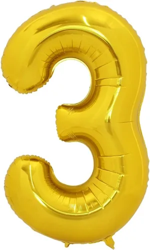 Miniatura 12 de TONIFUL Globos grandes de 50 pulgadas con números dorados del 0 al 9, globo digital grande de Mylar número 5 digital cinco para fiestas