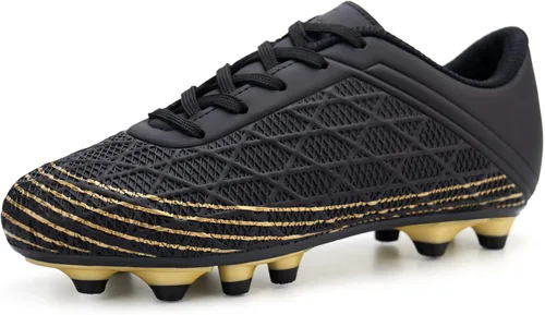 brooman Zapatos de fútbol para niños y niñas, zapatos de fútbol al aire libre (bebéniño pequeñoniño grande)