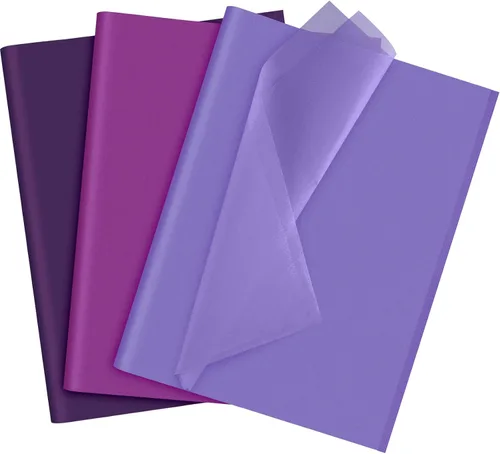 Miniatura 11 de NEBURORA Juego de 60 hojas de papel de seda marrón surtido, papel de envoltura de regalo, marrón retro, 3 colores para cosecha de otoño, vacaciones
