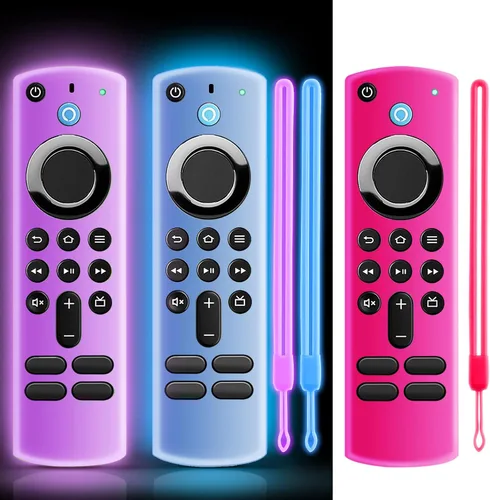 Miniatura 13 de ONEBOM Firestick - Funda protectora para control remoto de 3ª generación con Alexa Voice Remote 4K, funda protectora de silicona antideslizante a
