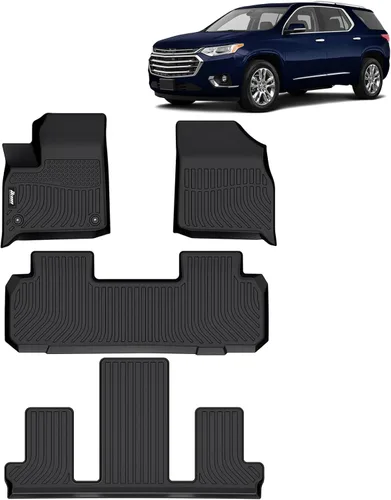 Miniatura 45 de FREEMOTOR802 Compatible con Ford Maverick 2.5L híbrido 2022-2025, alfombrillas de piso negras moldeadas en 3D, protección para 1ª y 2ª fila