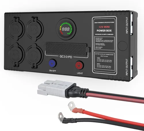 Miniatura 10 de Nilight - Bloque de fusibles de hoja de 6 vías 50055F, 6 circuitos con caja de fusibles de bus negativo con indicador LED ATO/ATC Panel de fusibles