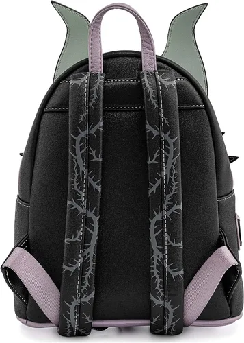 Miniatura 4 de Loungefly Disney Villains Scene Maléfica Bella Durmiente Mujer Doble Correa Bolsa de Hombro Bolso, Multi