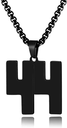 Miniatura 170 de Collar de Número Dorado para Hombre, Cadena de Acero Inoxidable con Colgante de Número para Atletas, Joyería Deportiva Personalizada para Niños