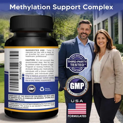 Miniatura 9 de aSquared Nutrition L Metilfolato Plus Metil B12 - Suplemento de folato metilado para mujeres y hombres - 5-MTHF (vitamina B9 activa) 1000 mcg y B-12